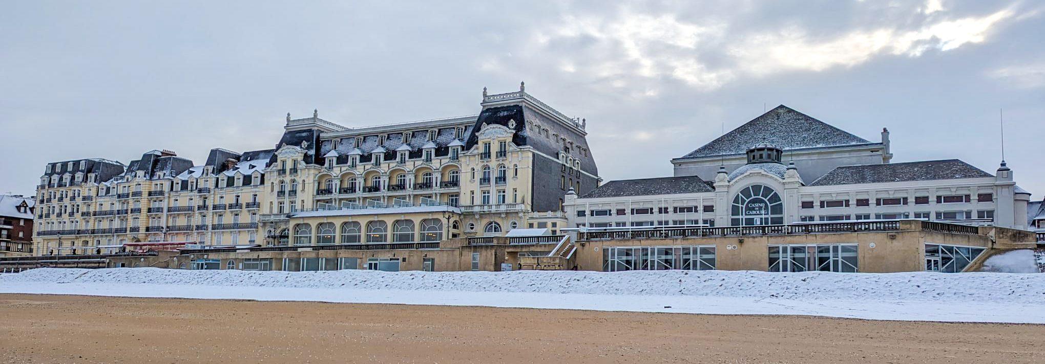 Grand Hôtel de Cabourg sous la neige